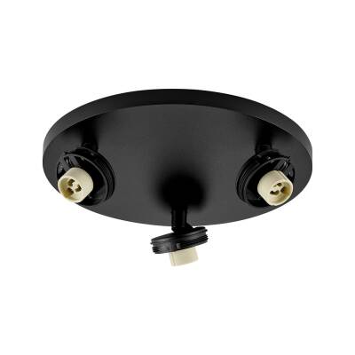 Deko-Light Deko-Light, Deckenaufbauleuchte, Can Tilt Round Base, 3x 7,5 W GU10, Schwarz, Eingangsspannung: 220-240 V/AC, Aluminium, IP 20