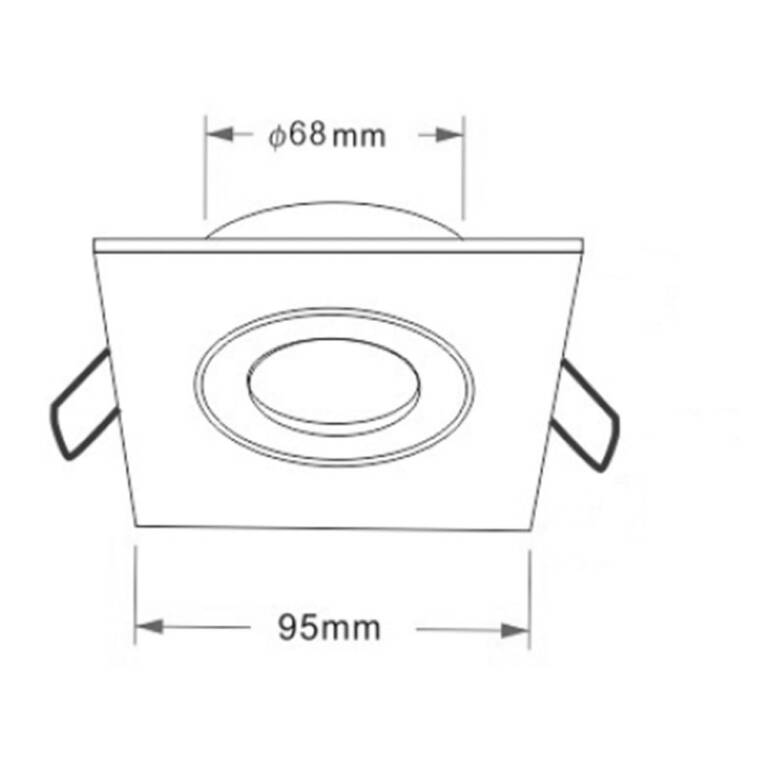 Deko-Light Deko-Light, Einbaustrahler, Samsola Max, Square, Kupfer, Ja, IP 20