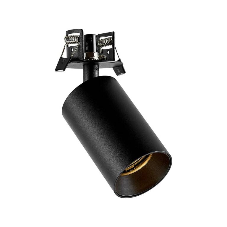 Deko-Light Deko-Light, Einbaustrahler, Can Tilt Round, 1x 7,5 W GU10, Schwarz, Ja, Eingangsspannung: 220-240 V/AC, IP 20