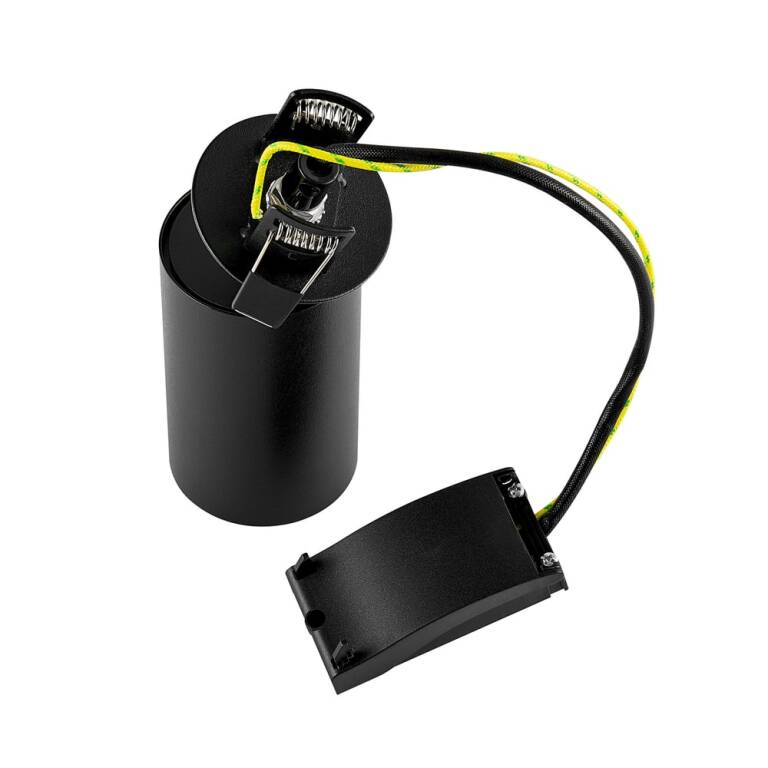 Deko-Light Deko-Light, Einbaustrahler, Can Tilt Round, 1x 7,5 W GU10, Schwarz, Ja, Eingangsspannung: 220-240 V/AC, IP 20