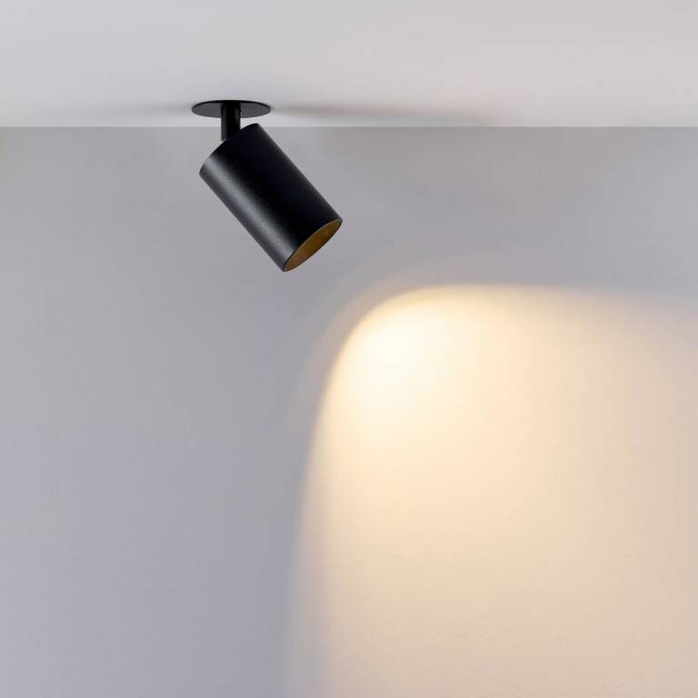 Deko-Light Deko-Light, Einbaustrahler, Can Tilt Round, 1x 7,5 W GU10, Schwarz, Ja, Eingangsspannung: 220-240 V/AC, IP 20
