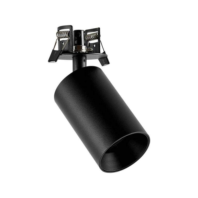 Deko-Light Deko-Light, Einbaustrahler, Can Tilt Round, 1x 7,5 W GU10, Schwarz, Ja, Eingangsspannung: 220-240 V/AC, IP 20