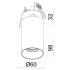 Deko-Light, Einbaustrahler, Can Tilt Round, 1x 7,5 W GU10, Schwarz, Ja, Eingangsspannung: 220-240 V/AC, IP 20
