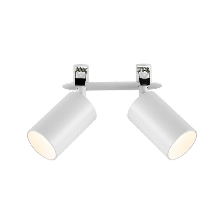 Deko-Light Deko-Light, Einbaustrahler, Can Tilt Round, 2x 7,5 W GU10, Weiß, Ja, Eingangsspannung: 220-240 V/AC, IP 20