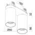 Deko-Light, Einbaustrahler, Can Tilt Round, 2x 7,5 W GU10, Weiß, Ja, Eingangsspannung: 220-240 V/AC, IP 20