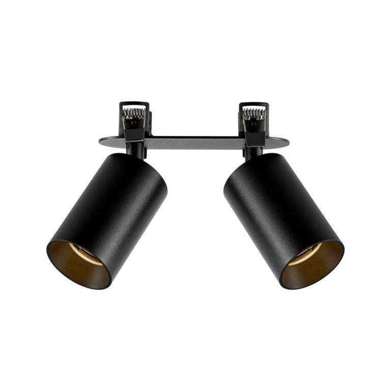Deko-Light Deko-Light, Einbaustrahler, Can Tilt Round, 2x 7,5 W GU10, Schwarz, Ja, Eingangsspannung: 220-240 V/AC, IP 20