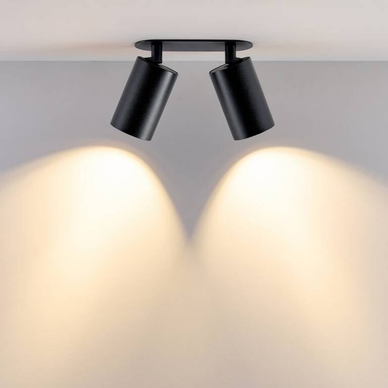 Deko-Light Deko-Light, Einbaustrahler, Can Tilt Round, 2x 7,5 W GU10, Schwarz, Ja, Eingangsspannung: 220-240 V/AC, IP 20