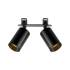 Deko-Light, Einbaustrahler, Can Tilt Round, 2x 7,5 W GU10, Schwarz, Ja, Eingangsspannung: 220-240 V/AC, IP 20
