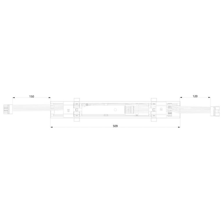 Deko-Light Deko-Light, Lichtbandsystem, Sanotrunk Universal, Sensor- und Geräteträger, 7 Adern, Dali, Eingangsspannung: 180-264 V/AC, Aluminium, IP 40