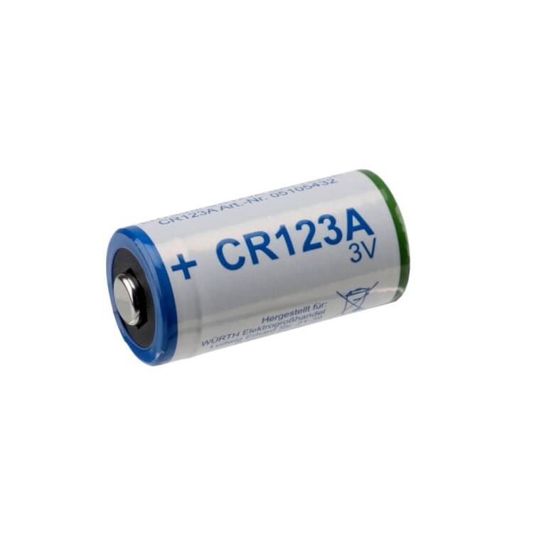 Deko-Light Deko-Light, Elektrisches Systemzubehör, Photobatterie CR 123 A, Lithium 3 V / 1600 mAh, Metall, Höhe: 34.3 mm, Durchmesser: 17 mm, IP 20