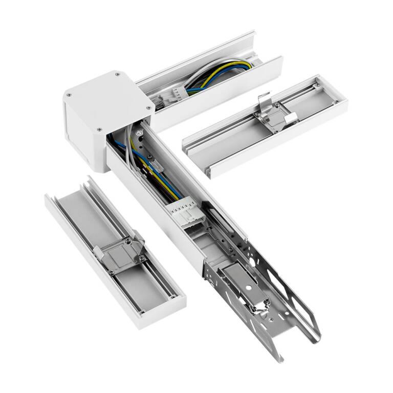 Deko-Light Deko-Light, Elektrisches Systemzubehör, Sanotrunk Universal, L-Verbinder links 7 Adern, DALI, Aluminium, Länge: 304.3 mm, Breite: 304.3 mm, Höhe: 73 mm
