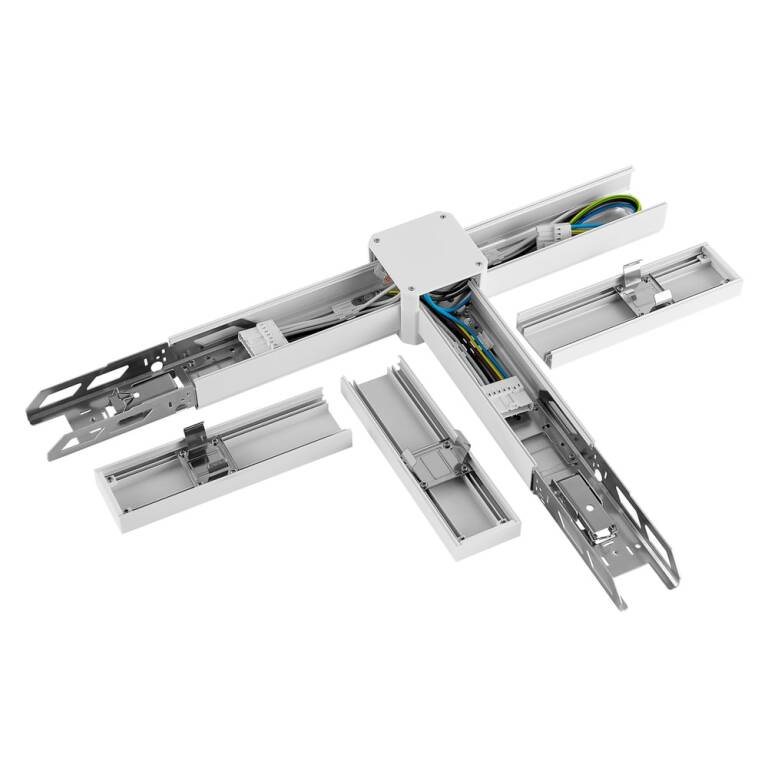 Deko-Light Deko-Light, Elektrisches Systemzubehör, Sanotrunk Universal, T-Verbinder links 7 Adern, DALI, Aluminium, Länge: 515.4 mm, Breite: 304.3 mm, Höhe: 73 mm