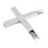 Deko-Light, Elektrisches Systemzubehör, Sanotrunk Universal, X-Verbinder gerade 7 Adern, DALI, Aluminium, Länge: 515.4 mm, Breite: 515.4 mm, Höhe: 73 mm