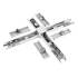 Deko-Light, Elektrisches Systemzubehör, Sanotrunk Universal, X-Verbinder dreifach 7 Adern, DALI, Aluminium, Länge: 515.4 mm, Breite: 515.4 mm, Höhe: 73 mm