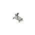 Deko-Light, Mechanisches Systemzubehör, Sanotrunk, Halter für Kettenabhängung für Tragschiene, Set 10 Stk., Edelstahl, Länge: 36.2 mm, Breite: 57.6 mm, Höhe: 40 mm