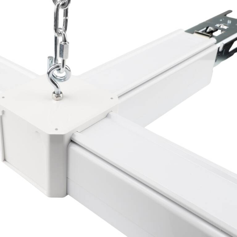 Deko-Light Deko-Light, Mechanisches Systemzubehör, Sanotrunk, Set 10 St. Halter für Kettenabhängung für Verbinder, Stahl, Länge: 45.6 mm, Breite: 23.1 mm, Höhe: 14.2 mm