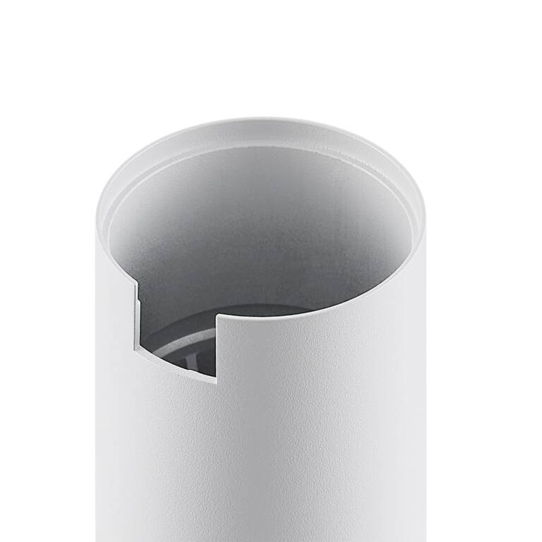 Deko-Light Deko-Light, Mechanisches Systemzubehör, Zylindergehäuse für Can Tisch / Steh / Wandleuchte, Weiß, Aluminium, Höhe: 95 mm, Durchmesser: 60 mm, IP 20
