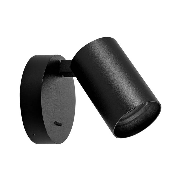 Deko-Light Deko-Light, Mechanisches Systemzubehör, Zylindergehäuse für Can Tisch / Steh / Wandleuchte, Schwarz, Aluminium, Höhe: 95 mm, Durchmesser: 60 mm, IP 20