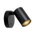 Deko-Light, Mechanisches Systemzubehör, Zylindergehäuse für Can Tisch / Steh / Wandleuchte, Schwarz, Aluminium, Höhe: 95 mm, Durchmesser: 60 mm, IP 20