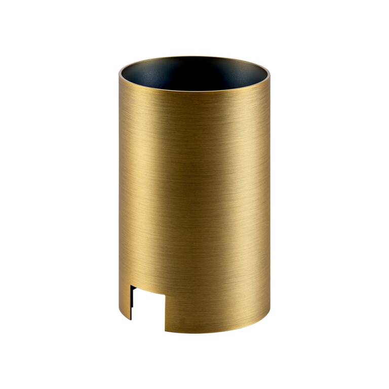Deko-Light Deko-Light, Mechanisches Systemzubehör, Zylindergehäuse für Can Tisch / Steh / Wandleuchte, Bronze, Aluminium, Höhe: 95 mm, Durchmesser: 60 mm, IP 20