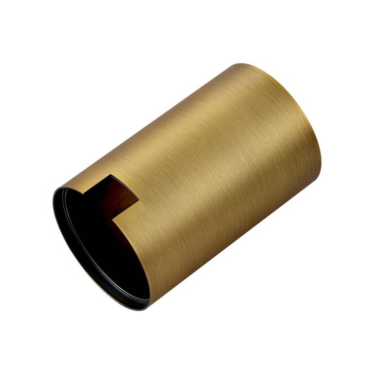 Deko-Light Deko-Light, Mechanisches Systemzubehör, Zylindergehäuse für Can Tisch / Steh / Wandleuchte, Bronze, Aluminium, Höhe: 95 mm, Durchmesser: 60 mm, IP 20