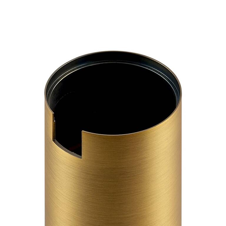 Deko-Light Deko-Light, Mechanisches Systemzubehör, Zylindergehäuse für Can Tisch / Steh / Wandleuchte, Bronze, Aluminium, Höhe: 95 mm, Durchmesser: 60 mm, IP 20