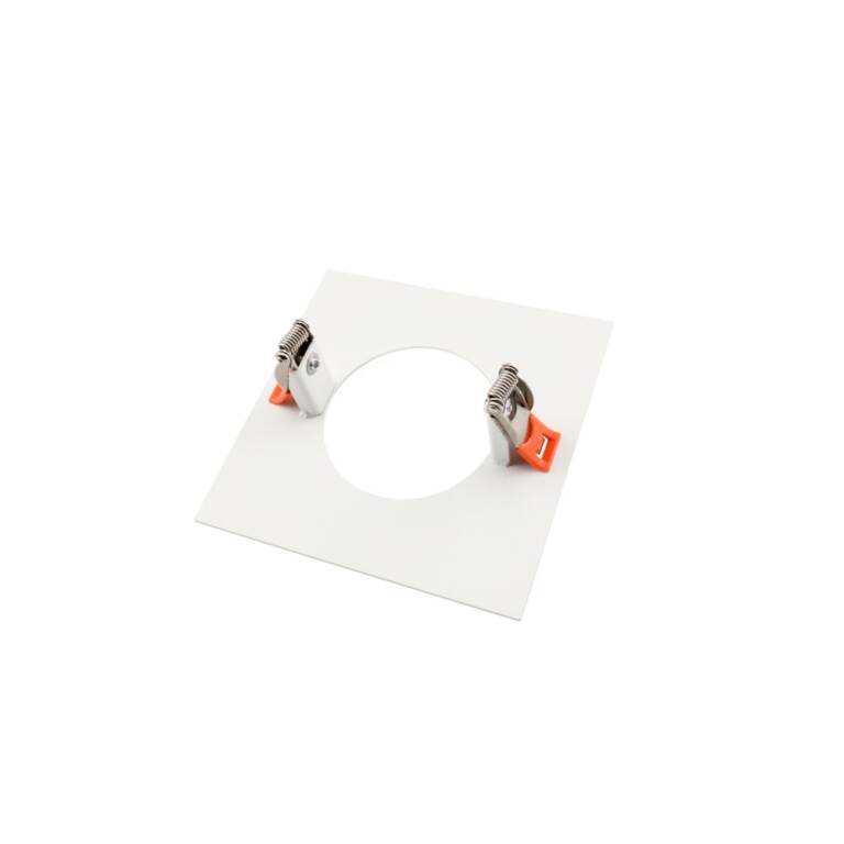 Deko-Light Deko-Light, Mechanisches Montagezubehör, Reduzierring eckig 130/70 mm, Verkehrsweiß, Metall, Länge: 130 mm, Breite: 130 mm, Höhe: 1.7 mm