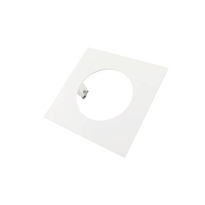 Deko-Light Deko-Light, Mechanisches Montagezubehör, Reduzierring eckig 155/95 mm, Verkehrsweiß, Metall, Länge: 155 mm, Breite: 155 mm, Höhe: 1.7 mm