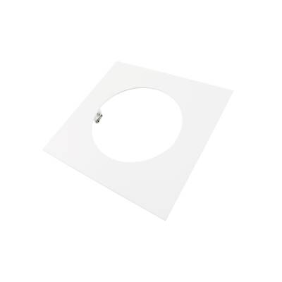 Deko-Light Deko-Light, Mechanisches Montagezubehör, Reduzierring eckig 210/135 mm, Verkehrsweiß, Metall, Länge: 210 mm, Breite: 210 mm, Höhe: 1.7 mm