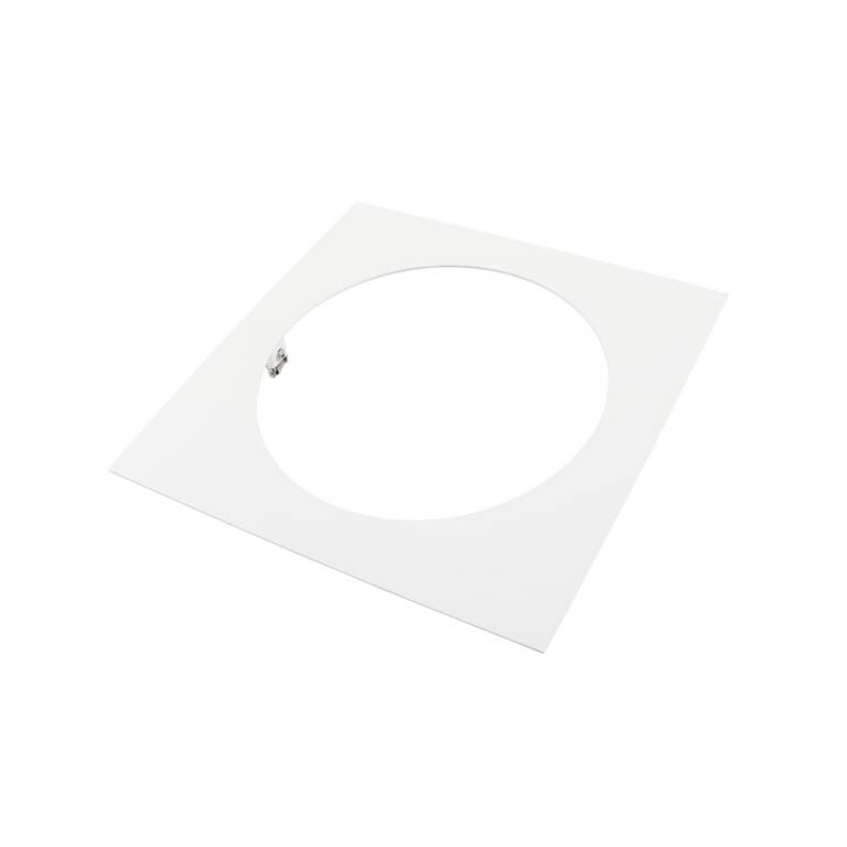 Deko-Light Deko-Light, Mechanisches Montagezubehör, Reduzierring eckig 280/210 mm, Verkehrsweiß, Metall, Länge: 280 mm, Breite: 280 mm, Höhe: 1.7 mm