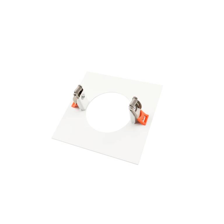 Deko-Light Deko-Light, Mechanisches Montagezubehör, Reduzierring eckig 130/70 mm, Signalweiß, Metall, Länge: 130 mm, Breite: 130 mm, Höhe: 1.7 mm