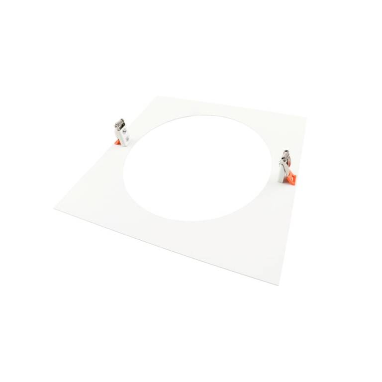 Deko-Light Deko-Light, Mechanisches Montagezubehör, Reduzierring eckig 280/210 mm, Signalweiß, Metall, Länge: 280 mm, Breite: 280 mm, Höhe: 1.7 mm