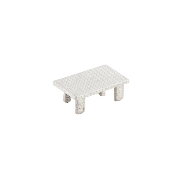 Deko-Light Deko-Light, Profil Endkappe, Combo Klick Flach Endkappe, 2515, metallisiert, 1 Stk., PVC, Länge: 25 mm, Breite: 25 mm, Höhe: 2 mm