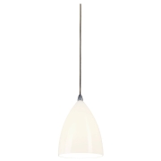 TONGA® Pendelleuchte für 1-Phasen Stromschiene E14 Keramikschirm weiß