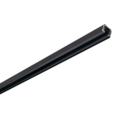 SLV EUTRAC 3-Phasen Stromschiene 1m schwarz Aufbauschiene