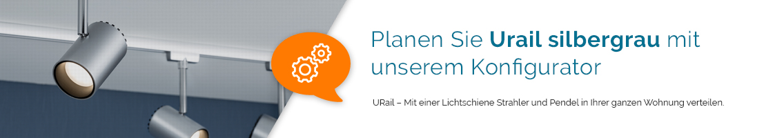 Konfigurator Urail Schienensystem silbergrau