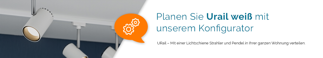 Konfigurator Urail Schienensystem weiss
