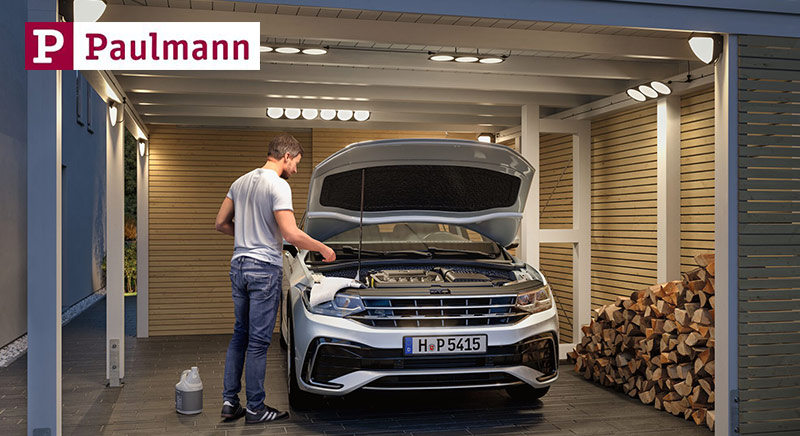 Paulmann Park + Light Beleuchtungssystem für Carports