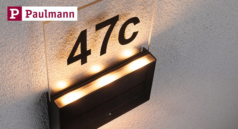 Paulmann Solar LED Hausnummernleuchte