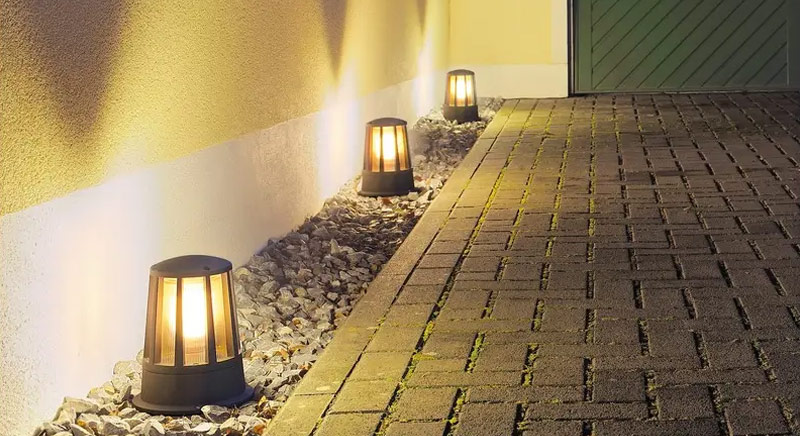 Sockelleuchten außen
