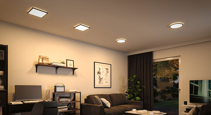 LED-Panels als Deckenleuchte
