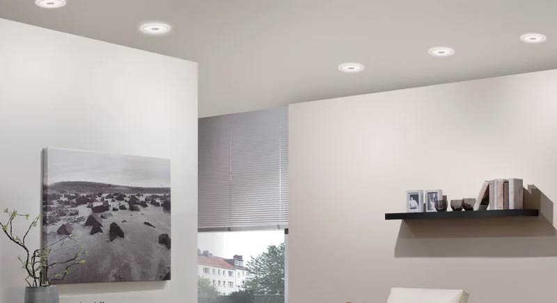 Flache LED Einbaustrahler