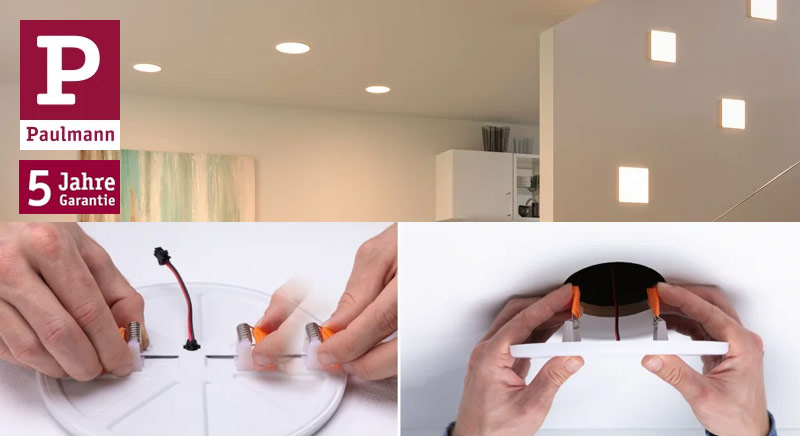 Paulmann Veluna & Areo Varifit LED-Einbaupanels Paulmann Varifit LED Einbaupanels