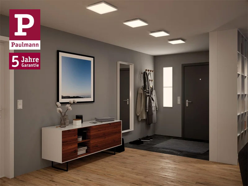 LED Trockenbauprofile aus aluminium für indirekte Beleuchtung an Wand und Decke