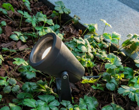 Erdspieß Leuchten mit Stromkabel