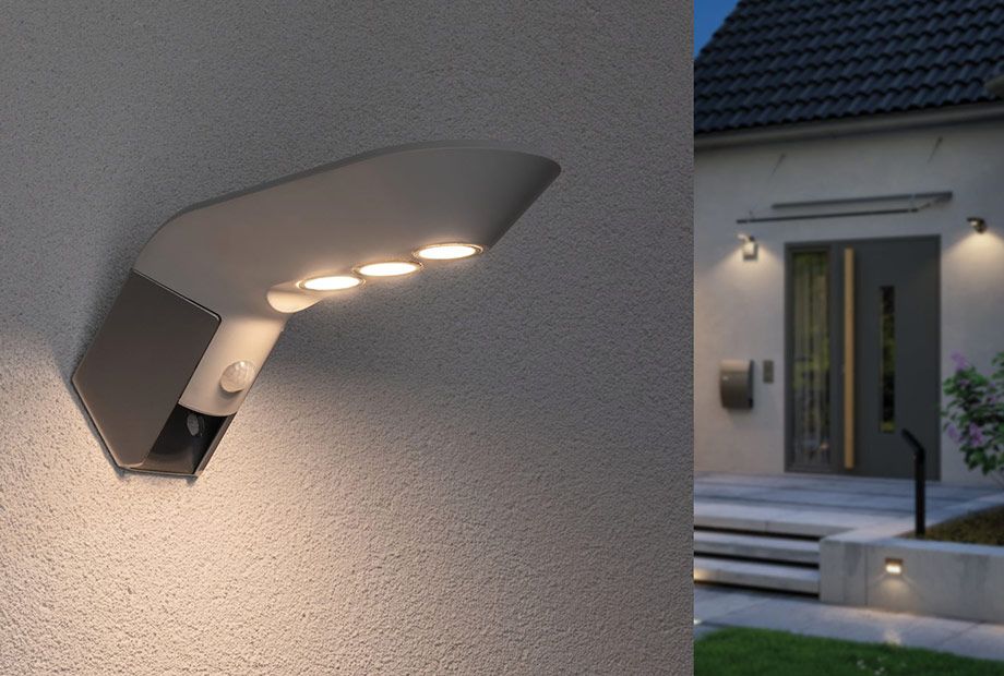 Außenwandleuchen mit Bewegungsmelder