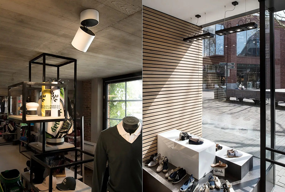 Beleuchtung für Läden und Geschäfte