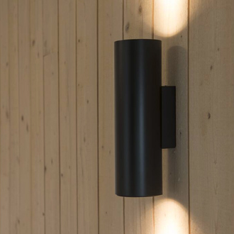 Puristische Wandanbauleuchte ENOLA_B in schwarz besteht aus einer Aluminium / Stahl Konstruktion Puristische Wandanbauleuchte ENOLA_B in schwarz besteht aus einer Aluminium / Stahl Konstruktion