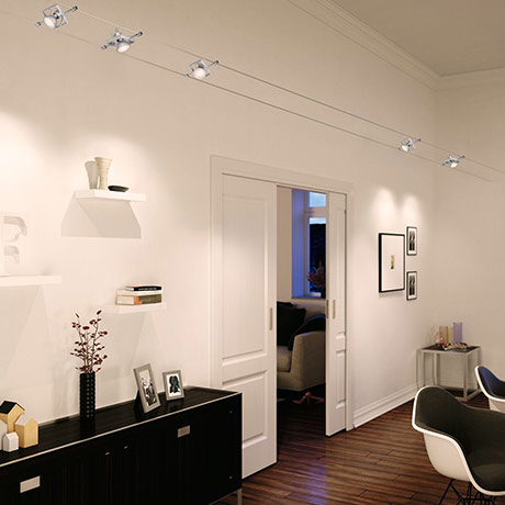 Komplettes LED-Seilsystem-Set Paulmann Mac II