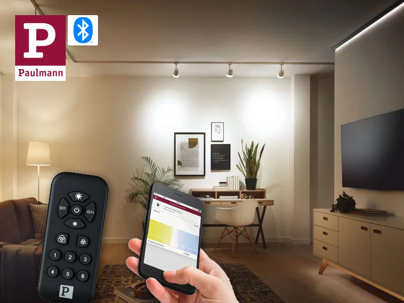 Paulmann Bluetooth Lampen mit Lichtsteuerung für Dein Smart Home